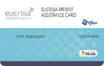 EUCRISA Patient Assistance Card.